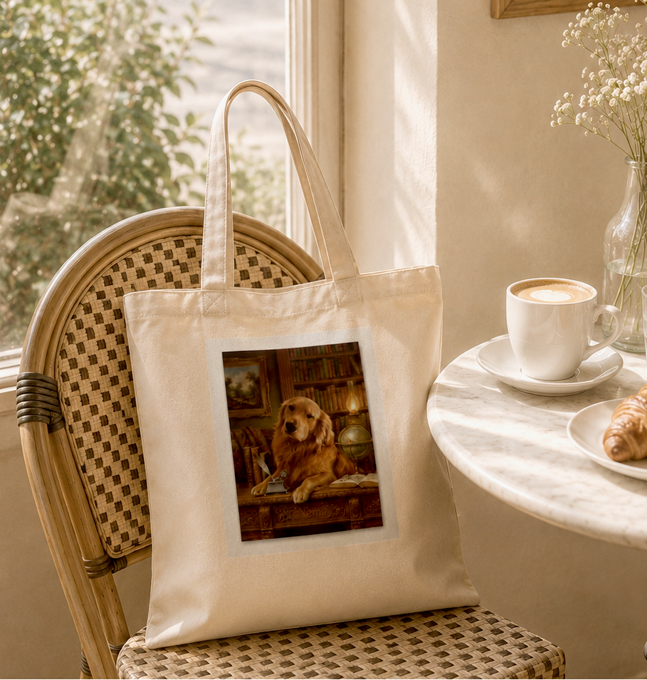 The Library Portrait Tote