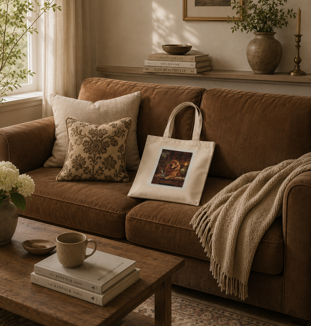 The Library Portrait Tote