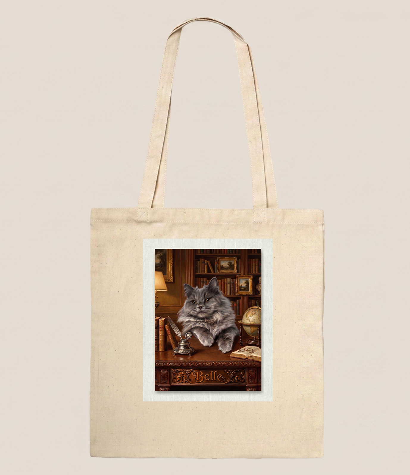 The Library Portrait Tote